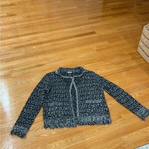 Sioni Monochrome Knit Jacket size S